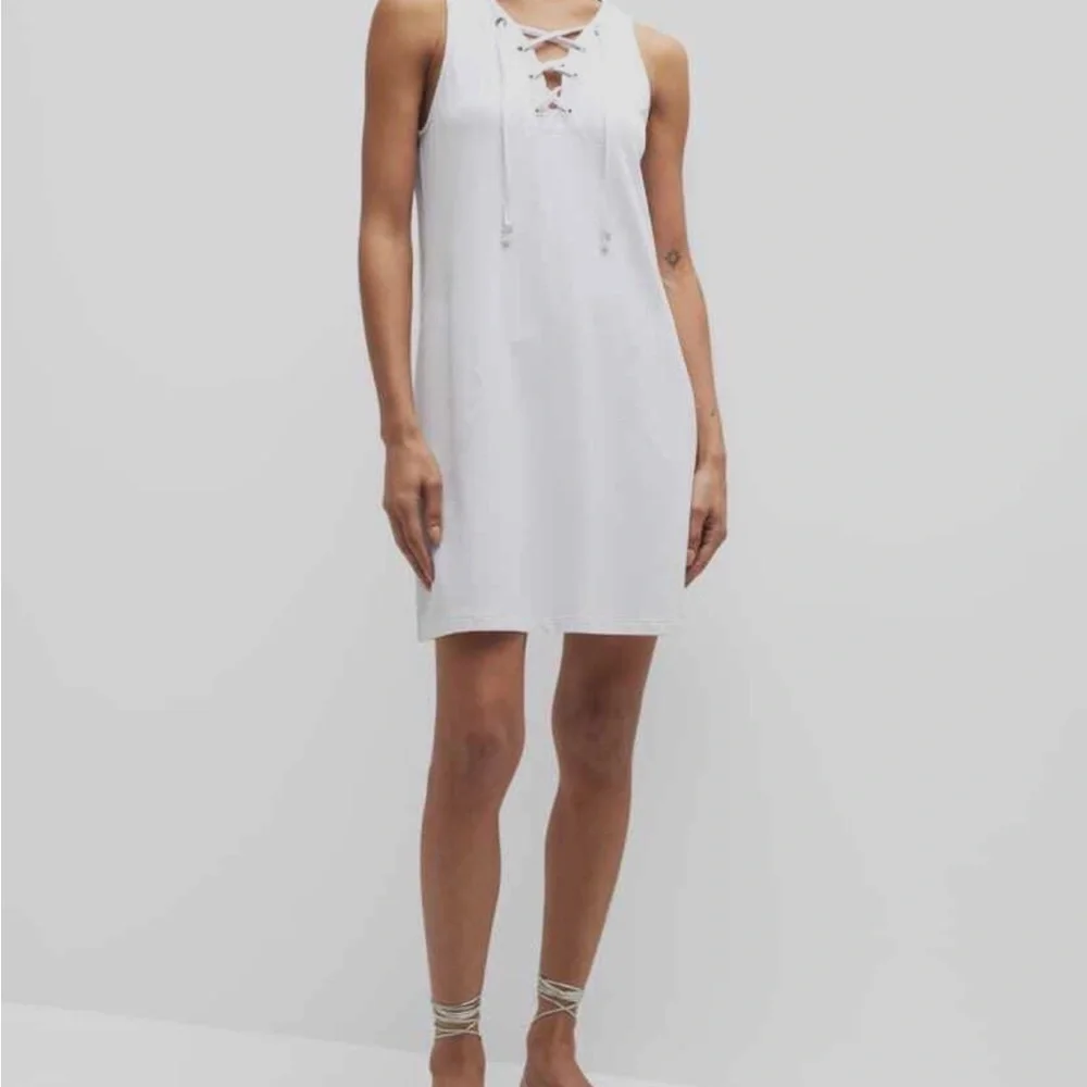 Tommy Bahama Island Cays Lace-Up Spa Dress - Picture 3 of 16